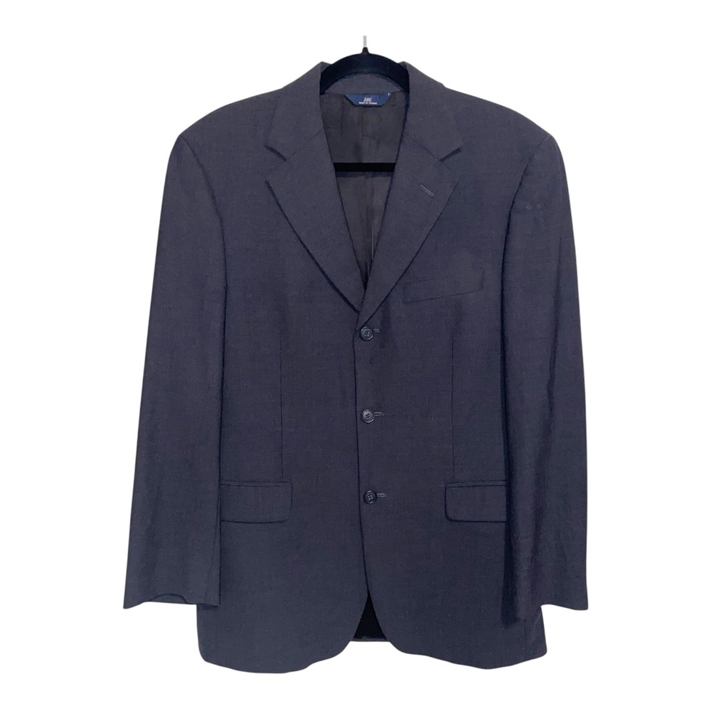 Brooks Brothers 346 Blazer Jacket Mens Size 38 R Stretch Sport Coat Gray Preppy